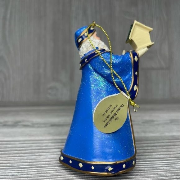 Thomas Kinkade Heirloom Santa ornament old world Santa with bird house Christmas - Picture 4 of 8
